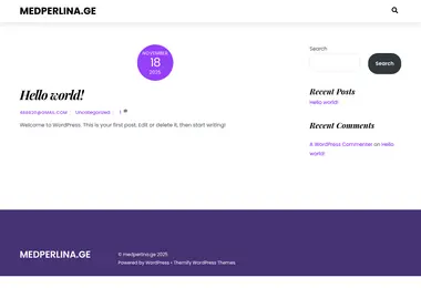 Screenshot of medperlina.ge