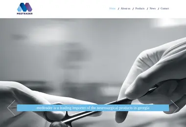 Screenshot of medtrader.ge