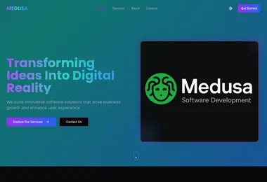 Скриншот medusadevelopment.ge