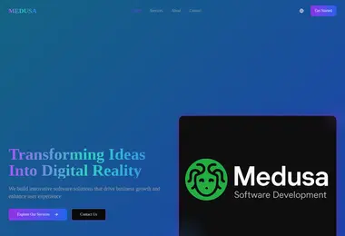 Screenshot of medusadevelopment.ge