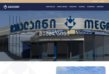 Скриншот megaline.ge
