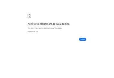 Screenshot of megamart.ge