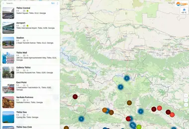 Скриншот megatravel.ge