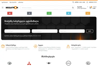 Screenshot of megatron.ge
