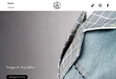 Screenshot of megi.ge