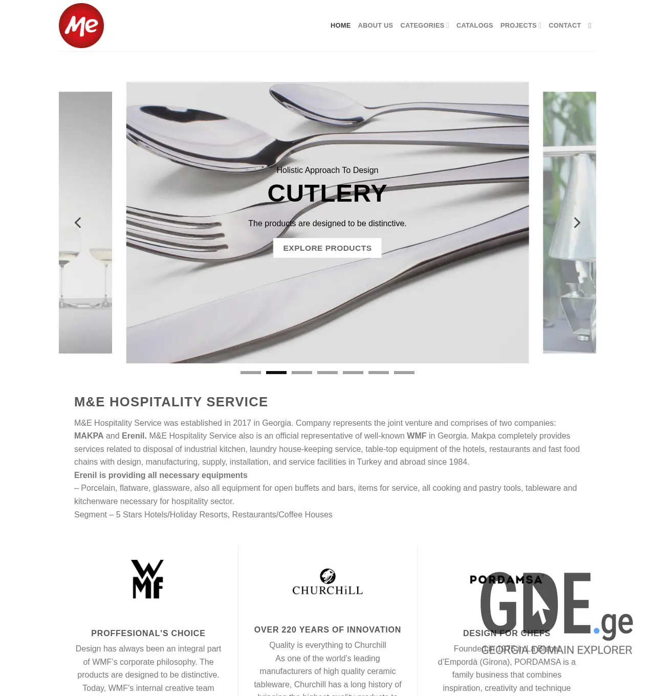 Screenshot of the site meh.ge at 2025-12-01