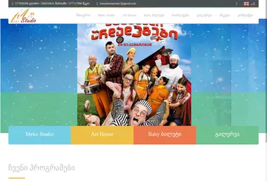 Screenshot of mekostudio.ge