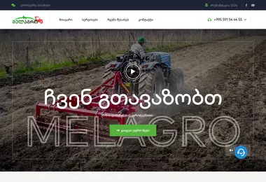 melagro.ge-ის ეკრანის სურათი