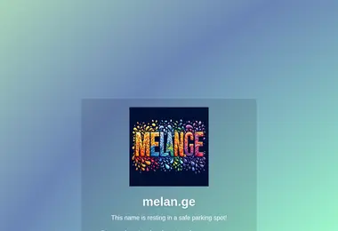 Скриншот melan.ge