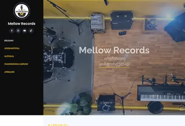 Screenshot of mellow.ge