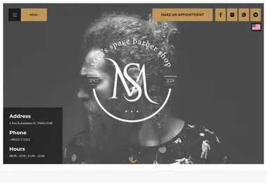 mensspacebarbershop.ge-ის ეკრანის სურათი