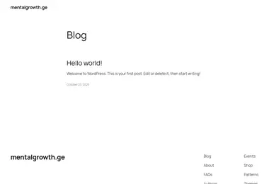 Скриншот mentalgrowth.ge
