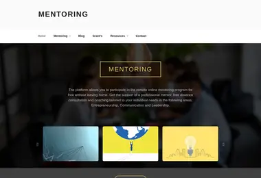 mentoring.ge-ის ეკრანის სურათი
