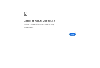Screenshot of meo.ge
