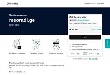 meoradi.ge-ის ეკრანის სურათი