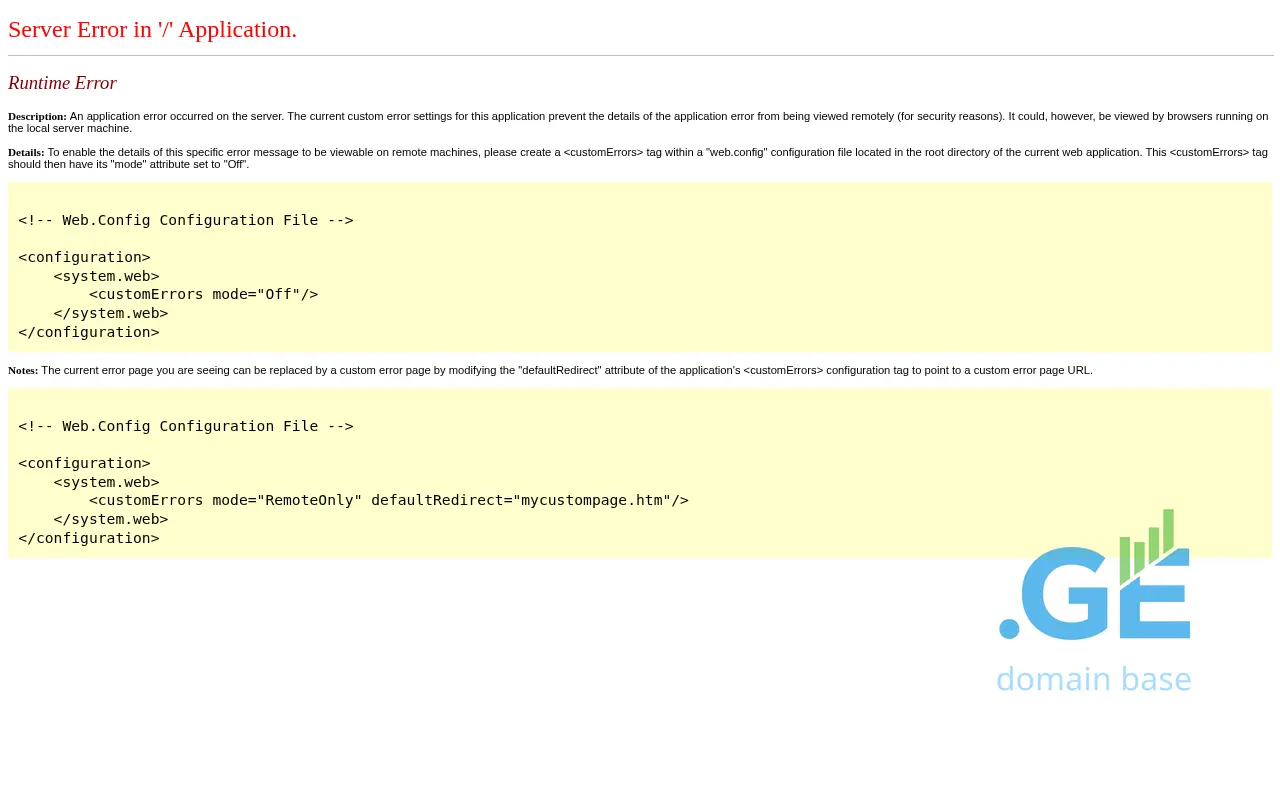 Screenshot of the site merckge.ge