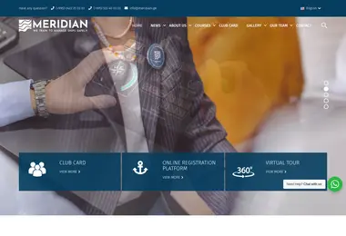 Скриншот meridiani.ge