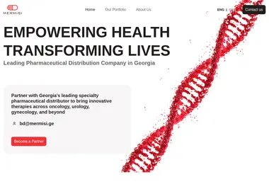 Screenshot of mermisi.ge