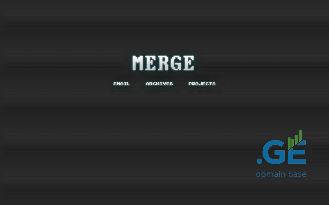 Screenshot of the site merr.ge at 2025-10-09
