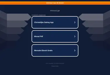 Screenshot of messa.ge