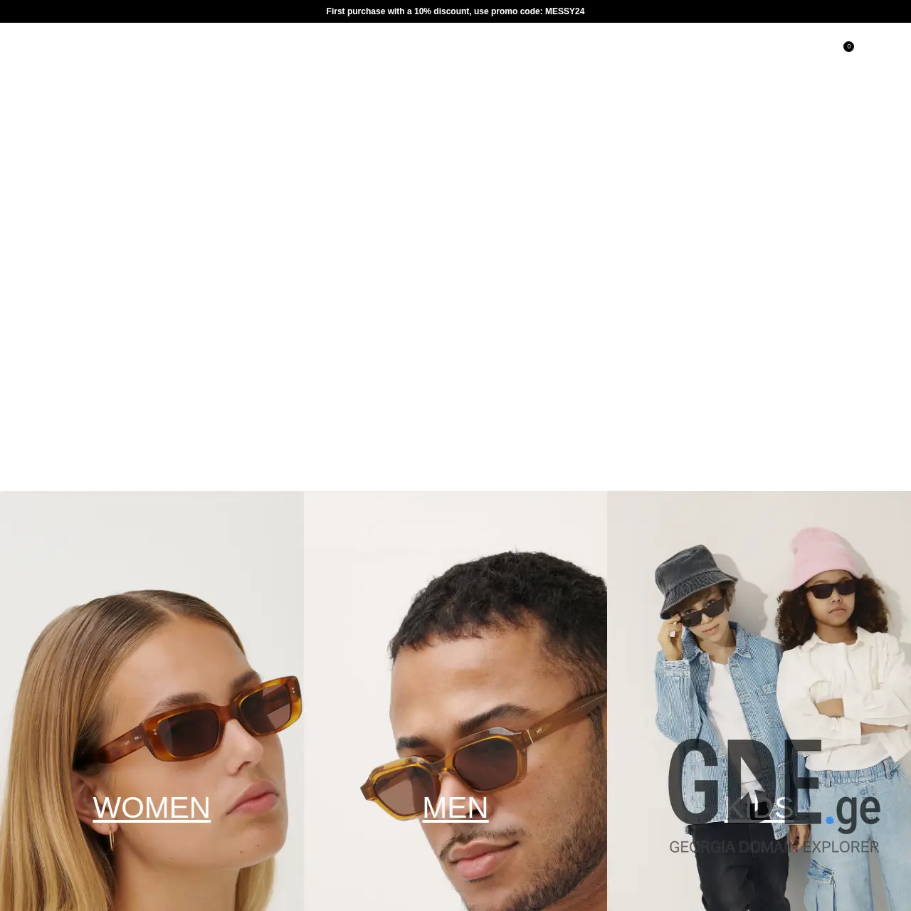 Screenshot of the site messyweekend.ge at 2025-12-12