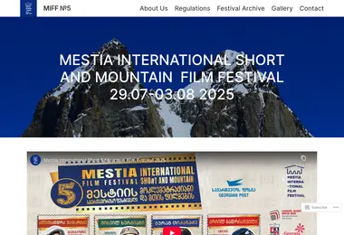 Screenshot of mestiaff.ge