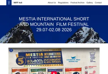 Screenshot of mestiaff.ge