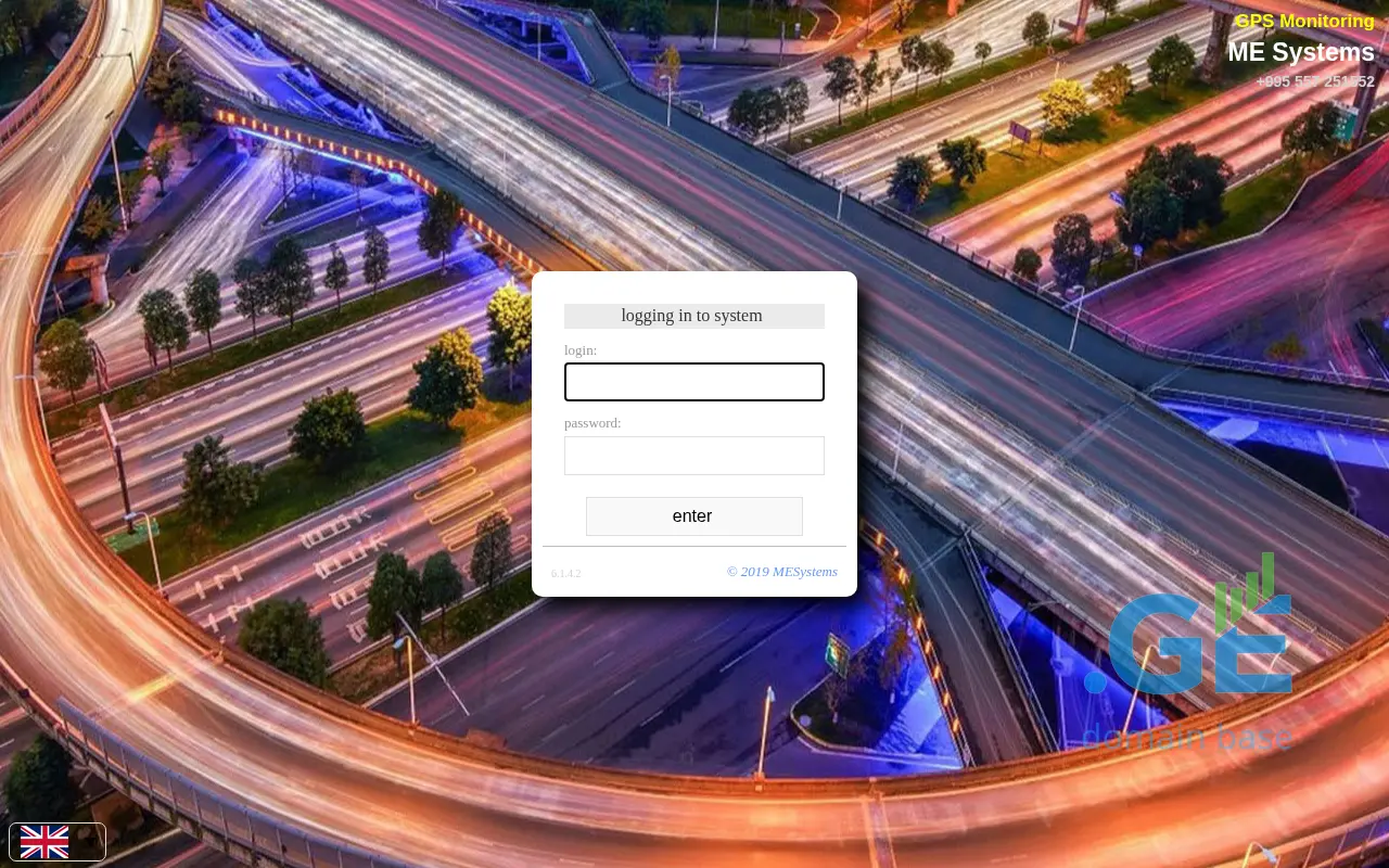 Screenshot of the site mesystems.ge