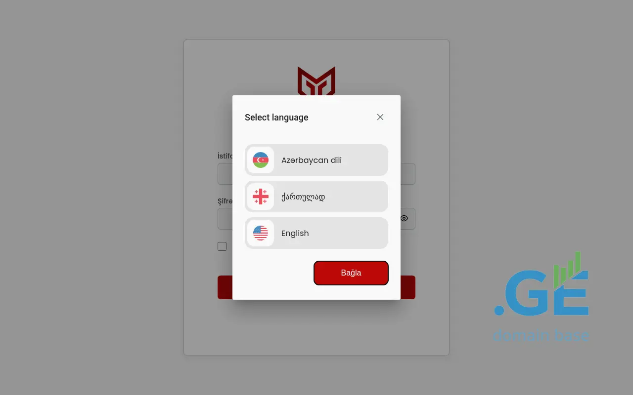 Screenshot of the site metaforce.ge