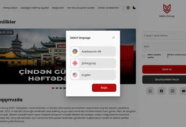 Screenshot of metagroup.ge