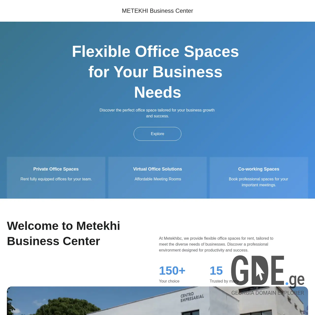 Screenshot of the site metekhibc.ge at 2025-12-12