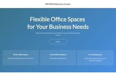 Screenshot of metekhibc.ge