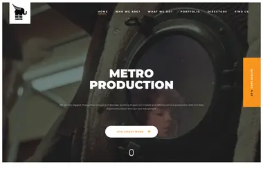 Скриншот metroproduction.ge