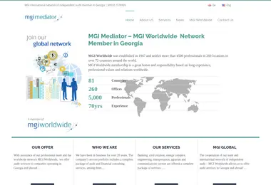 Screenshot of mgi.com.ge