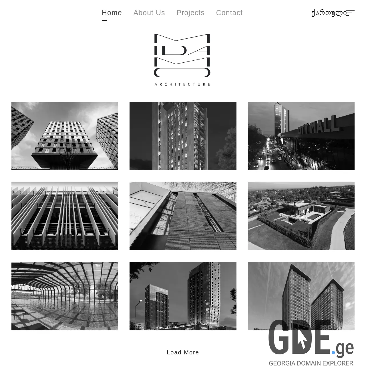 Screenshot of the site midamo.com.ge at 2025-11-29