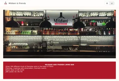 Screenshot of mildianiandfriends.ge