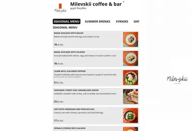 Screenshot of milevskii.ge