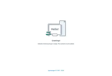 Screenshot of miminocard.ge