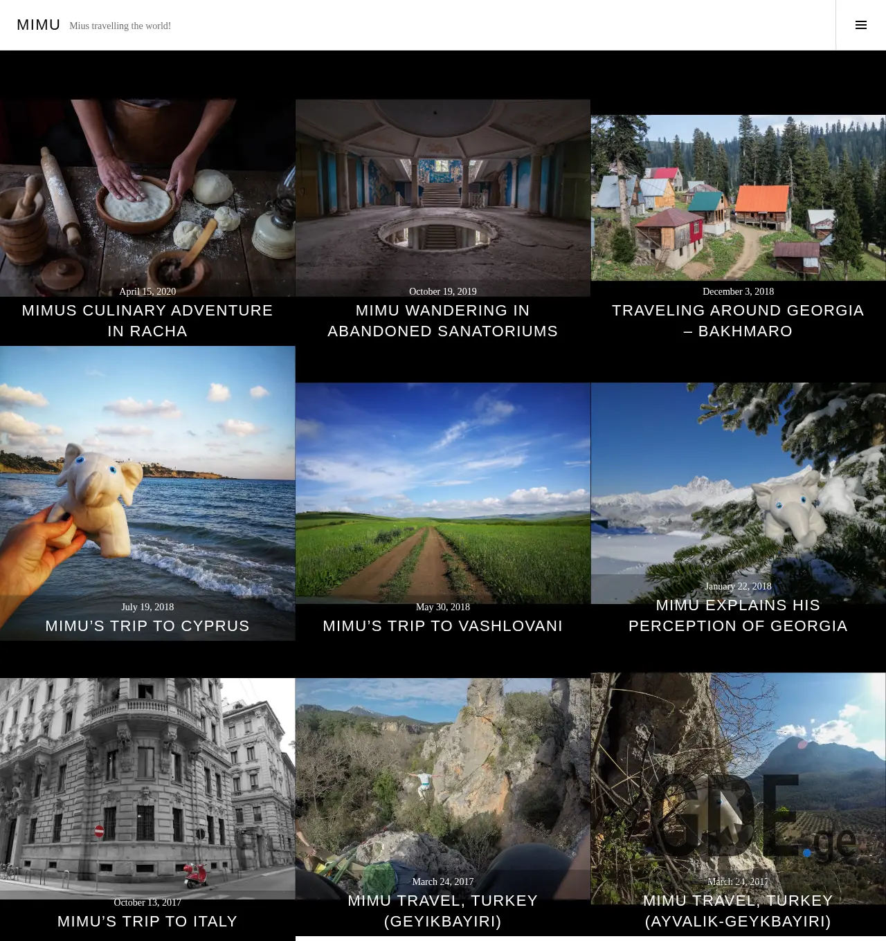 Screenshot of the site mimu.ge at 2025-12-03