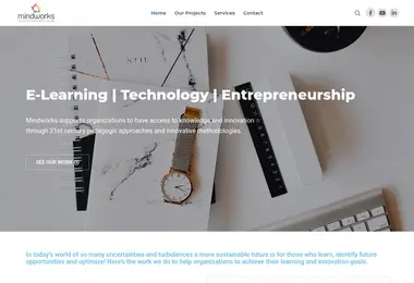 Screenshot of mindworks.ge