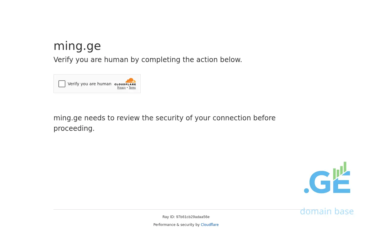 Screenshot of the site ming.ge