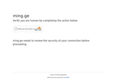 Screenshot of ming.ge