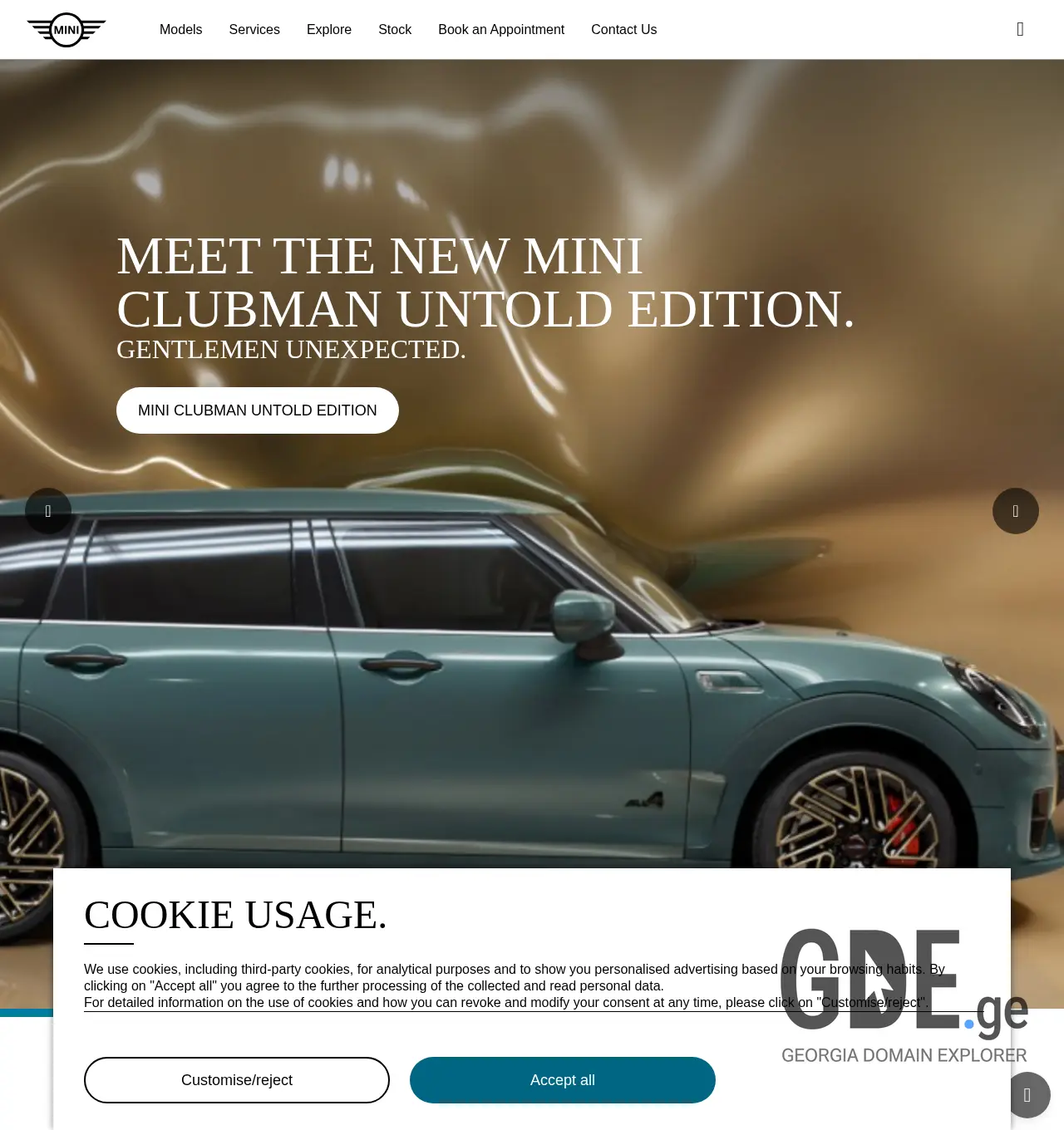 Screenshot of the site mini.ge at 2025-11-30