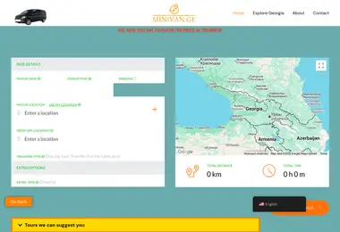 Screenshot of minivan.ge