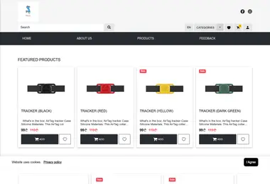 Screenshot of mipove.ge