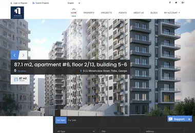 Скриншот miraigroup.ge