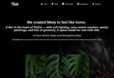 Screenshot of mistybar.ge