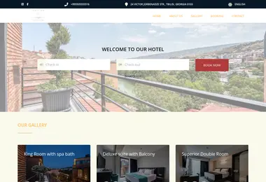 Screenshot of mithotel.ge