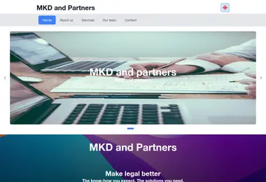 Скриншот mkdandpartners.ge