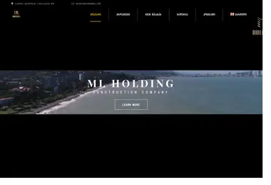 Screenshot of mlholding.ge